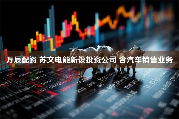 万辰配资 苏文电能新设投资公司 含汽车销售业务