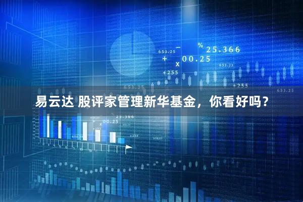 易云达 股评家管理新华基金，你看好吗？